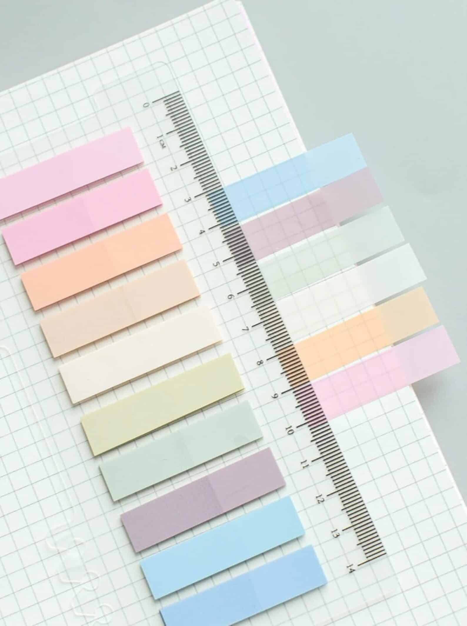 Pastel Index Sticky Notes
