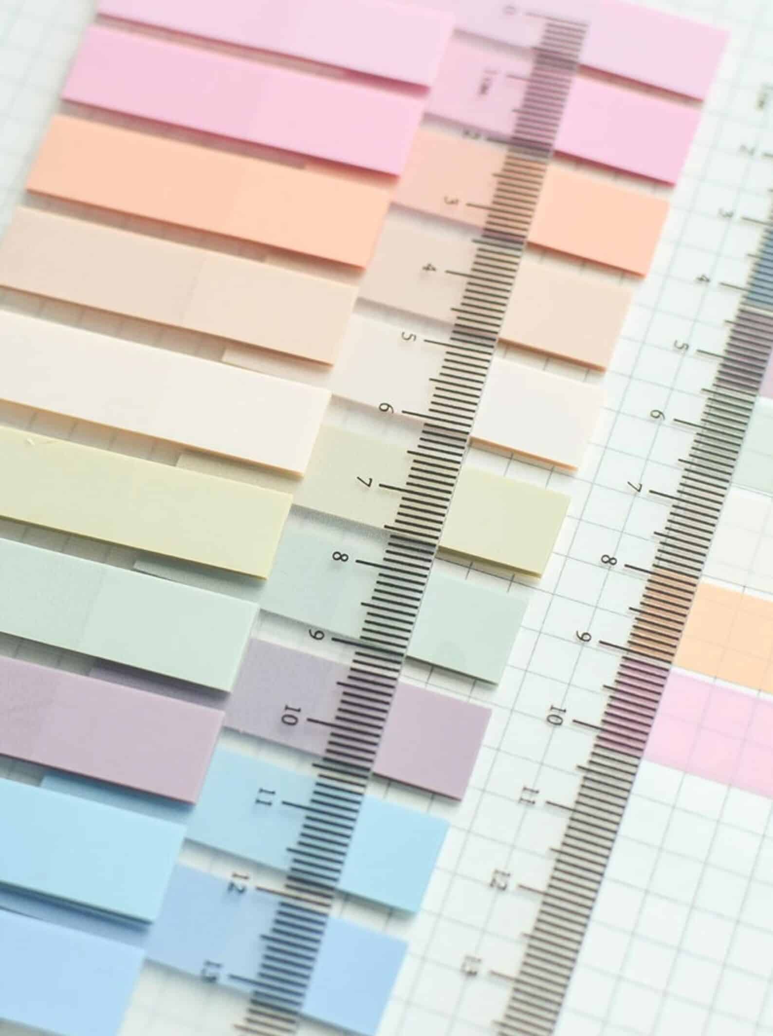 Pastel Index Sticky Notes