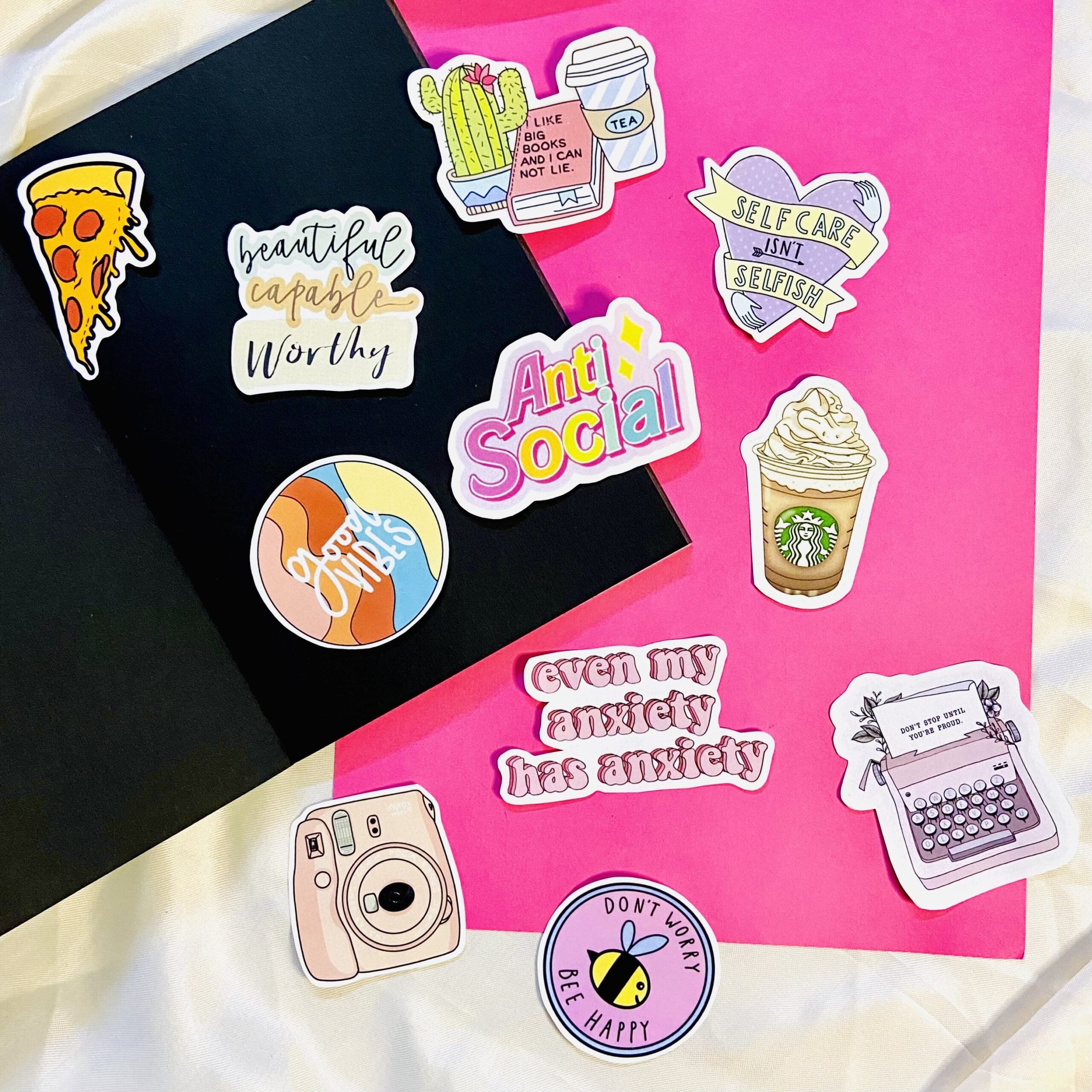 Aesthetic Stickers ( Set of 11 )