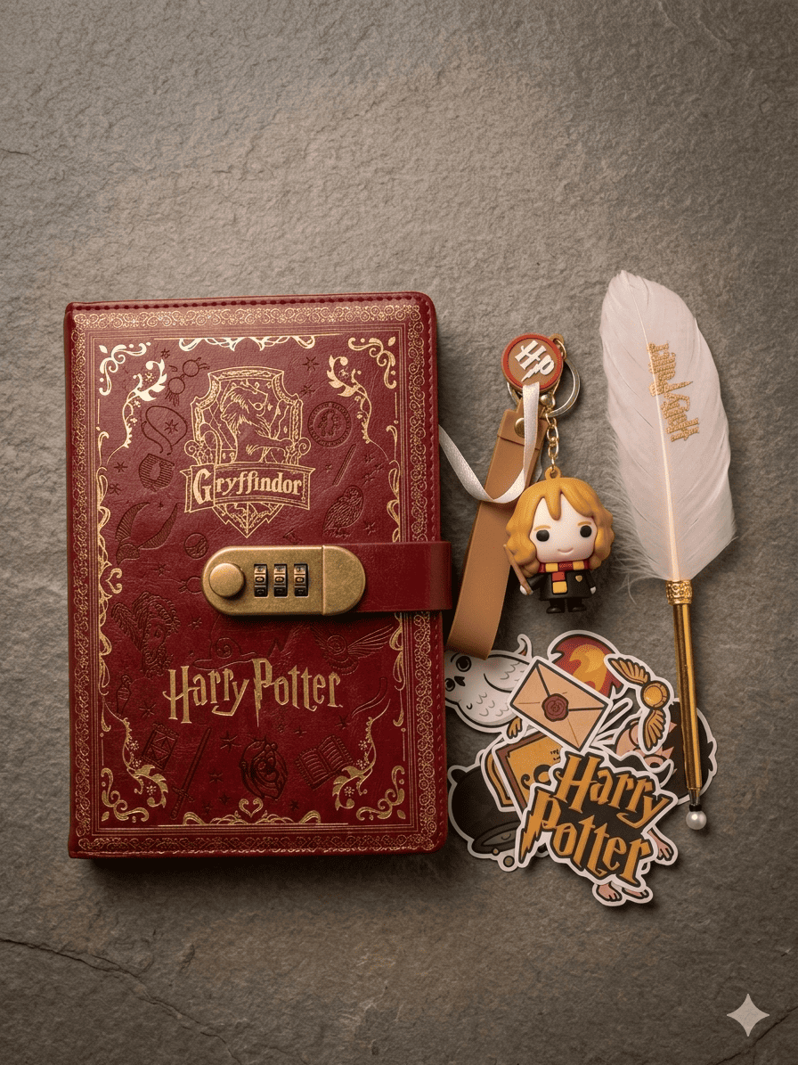 Harry Potter Locking Journal Gift Set