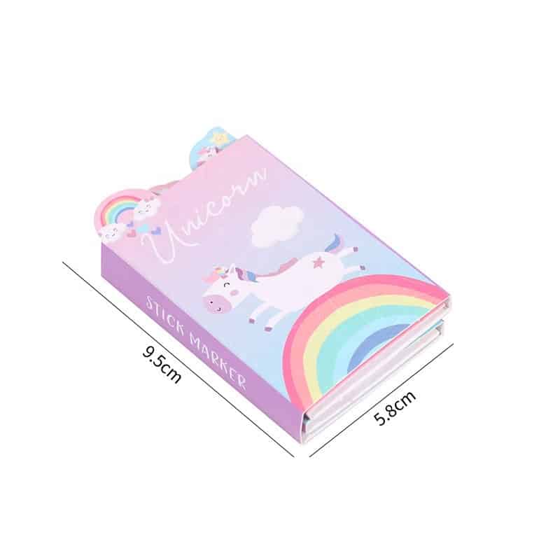 Foldable Unicorn Sticky Notes
