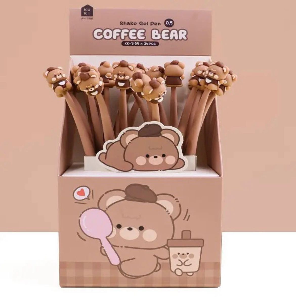 Cute Coffee Bear Pen