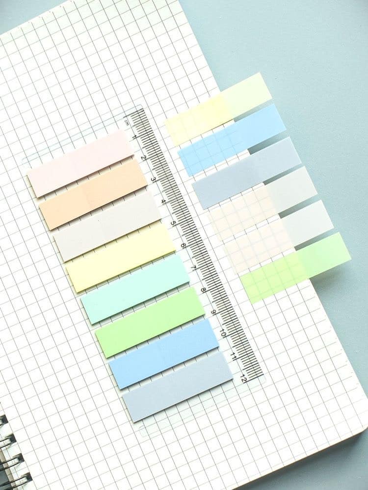 Pastel Index Sticky Notes