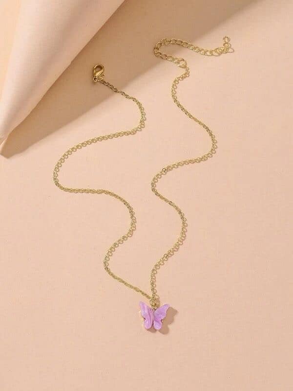 Butterfly Pendant Chain
