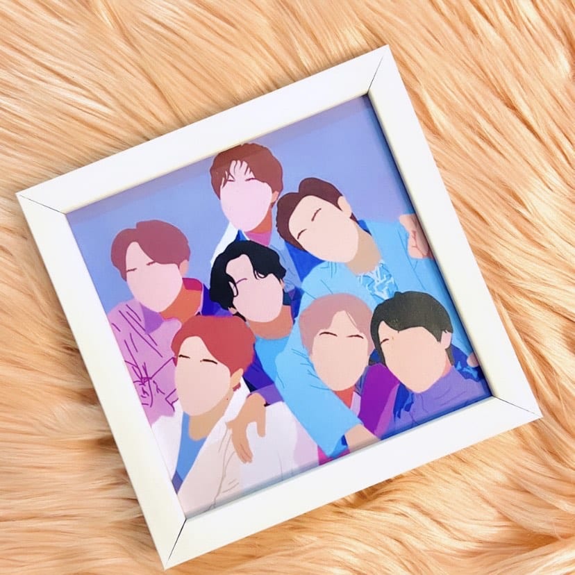 BTS Desk/ Wall Frame