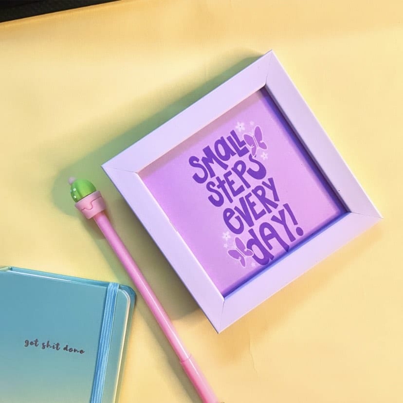 Small Steps Everyday Wall/Desk Frame