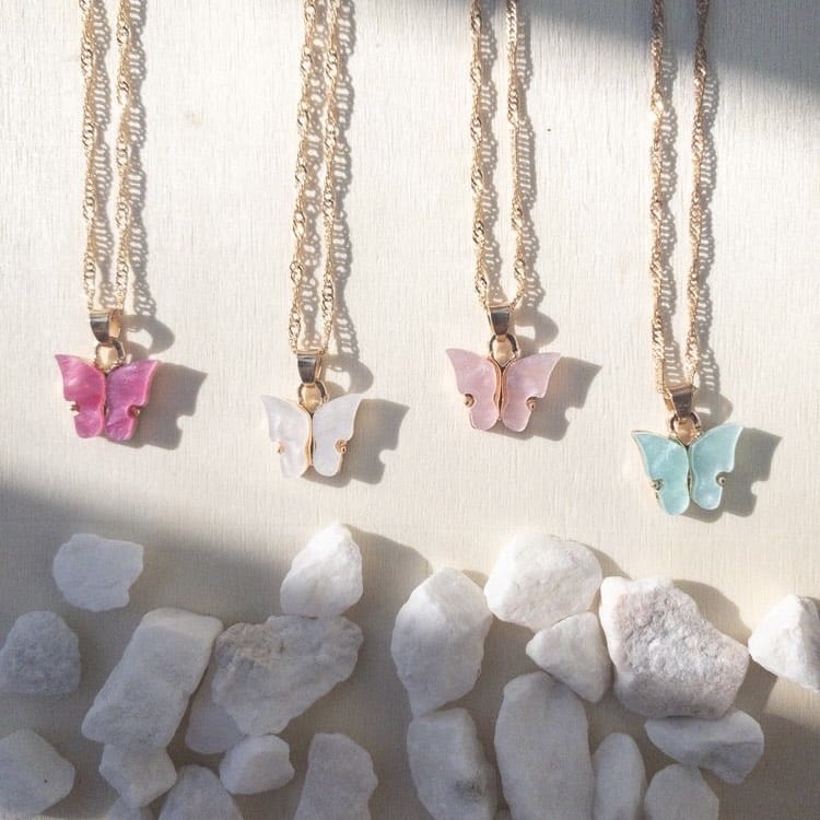 Butterfly Pendant Chain