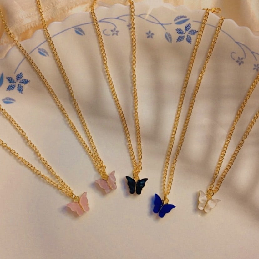 Butterfly Pendant Chain