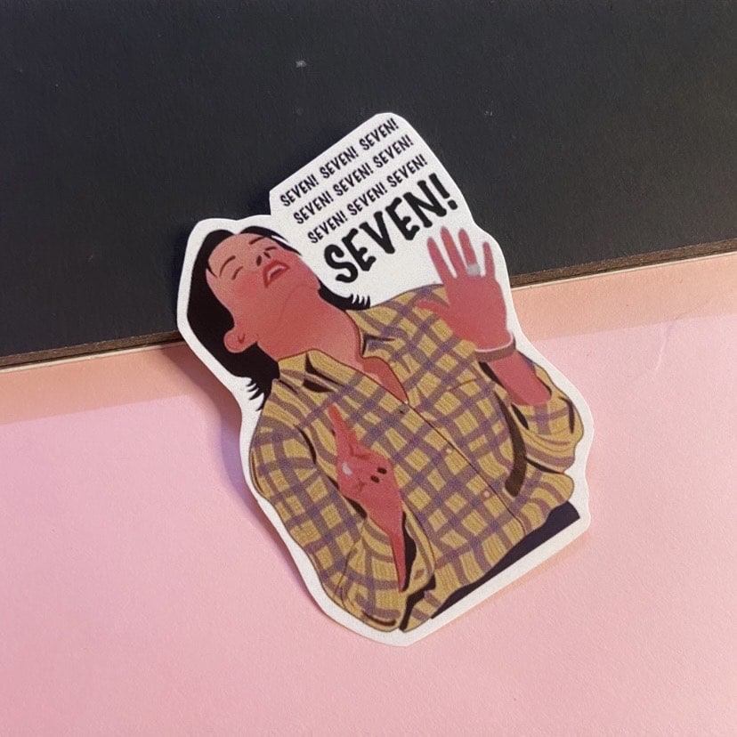 Monica Seven Sticker