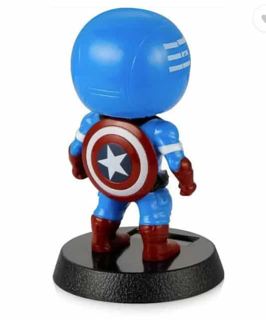 Captain America Solar Powered Bobblehead