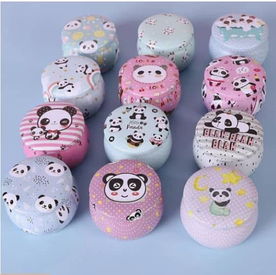Panda Storage Tin Box