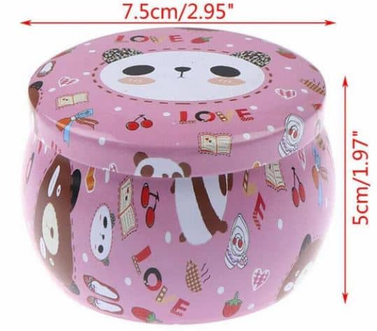 Panda Storage Tin Box