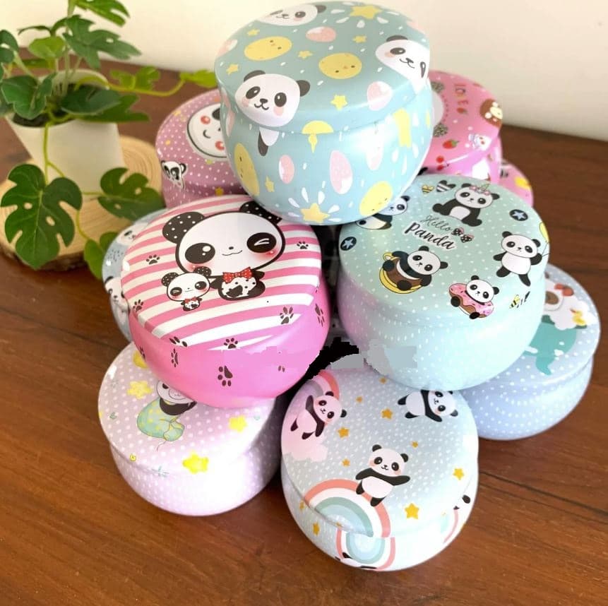 Panda Storage Tin Box