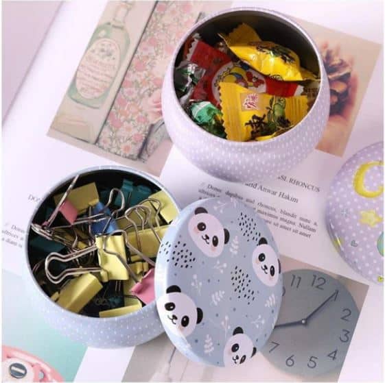 Panda Storage Tin Box