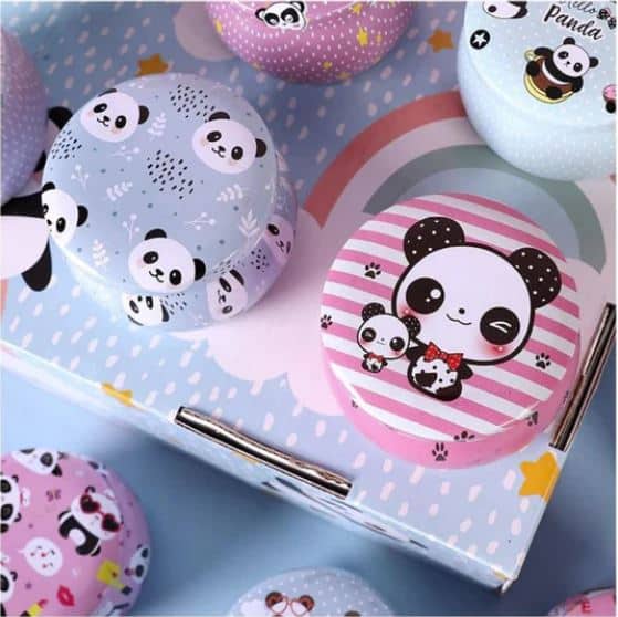 Panda Storage Tin Box