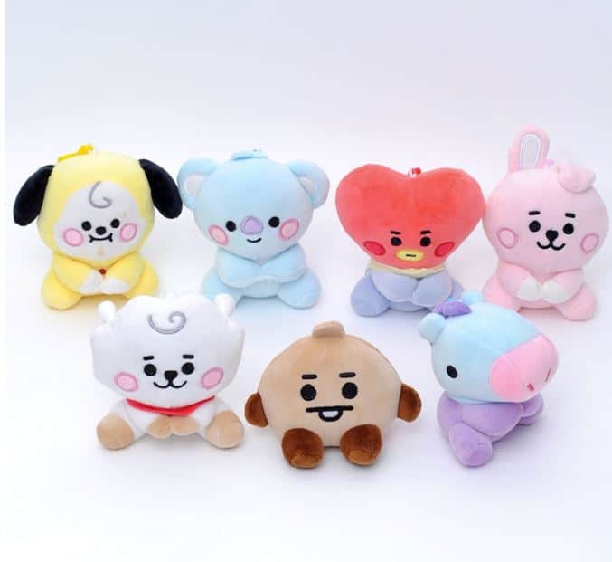BTS Plush Keychain