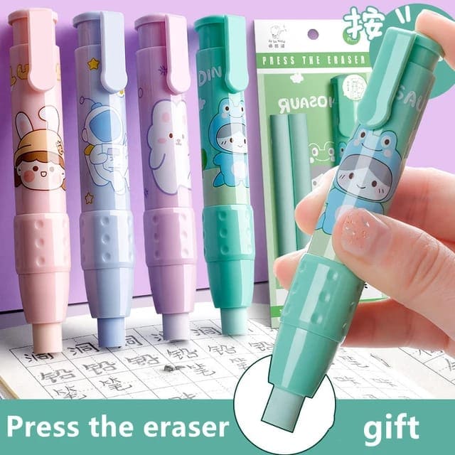 Cute Kawaii Push Eraser