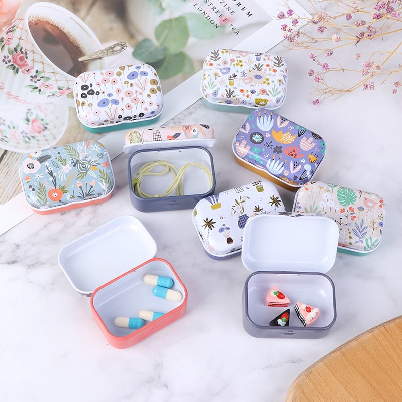 Floral Tin Boxes