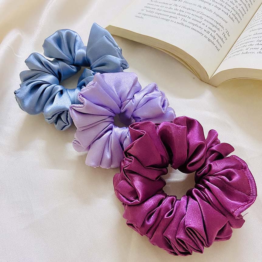 Purple Obsession - Scrunchie Set of 3