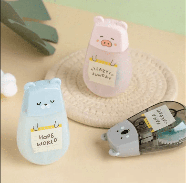 Cute Animal double sided adhesive glue tape roller