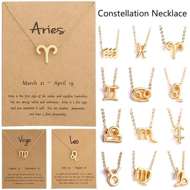 Aesthetic Zodiac Necklace