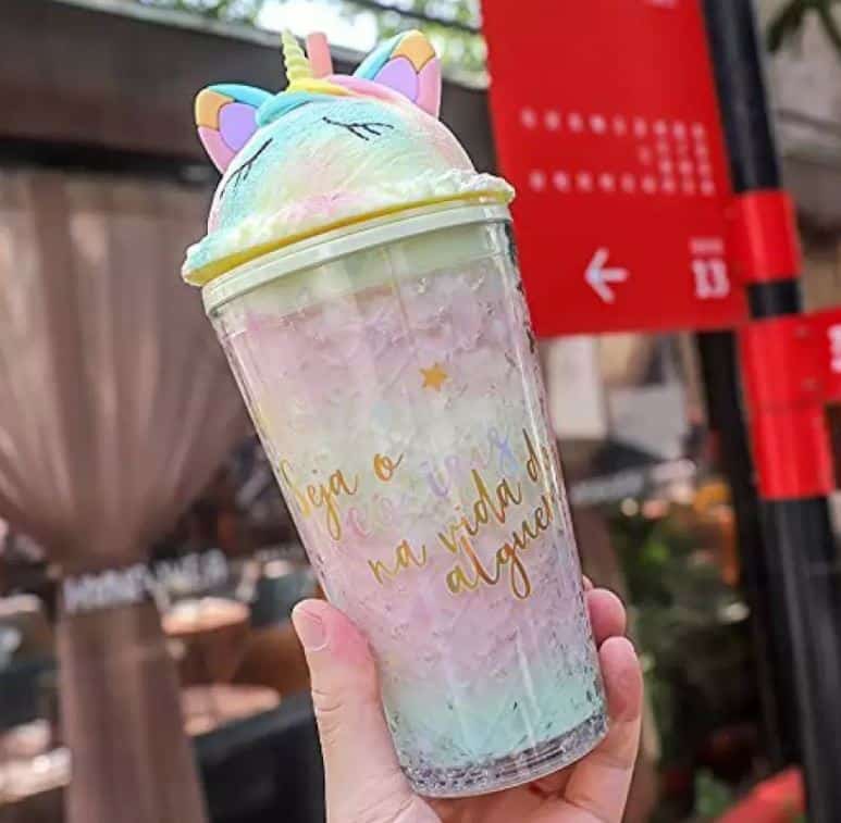 GORGEOUS UNICORN SIPPER