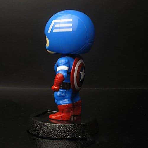 Captain America Solar Powered Bobblehead