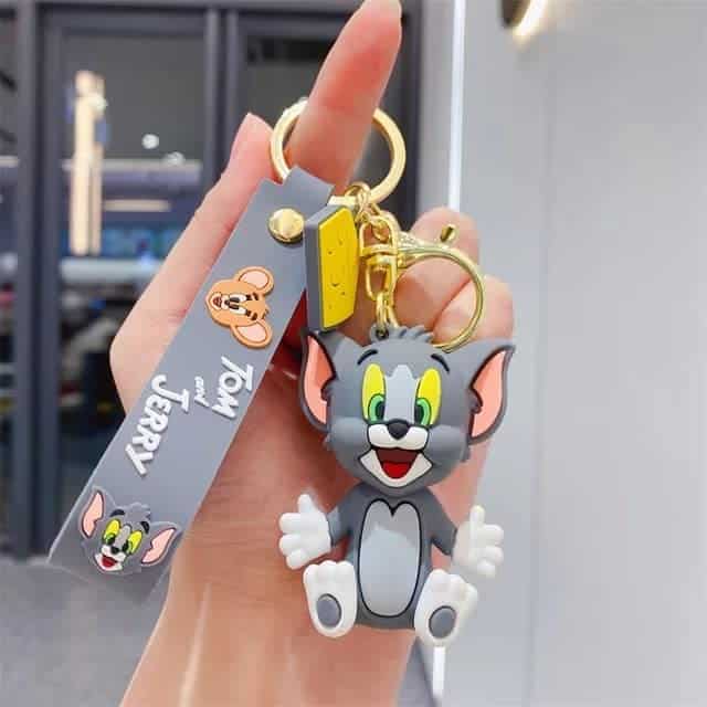 Tom and Jerry keychain