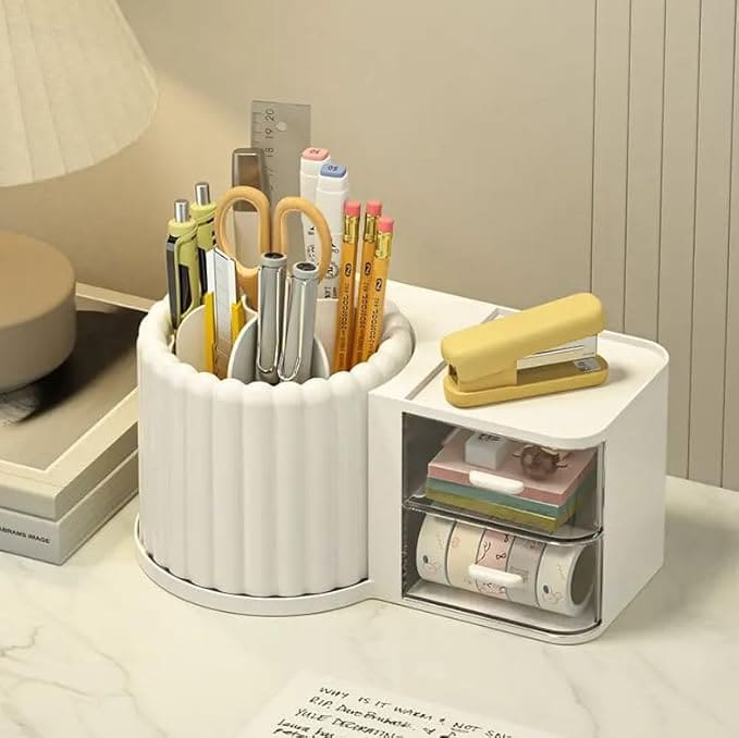 Multipurpose Desk Organizer with Drawers