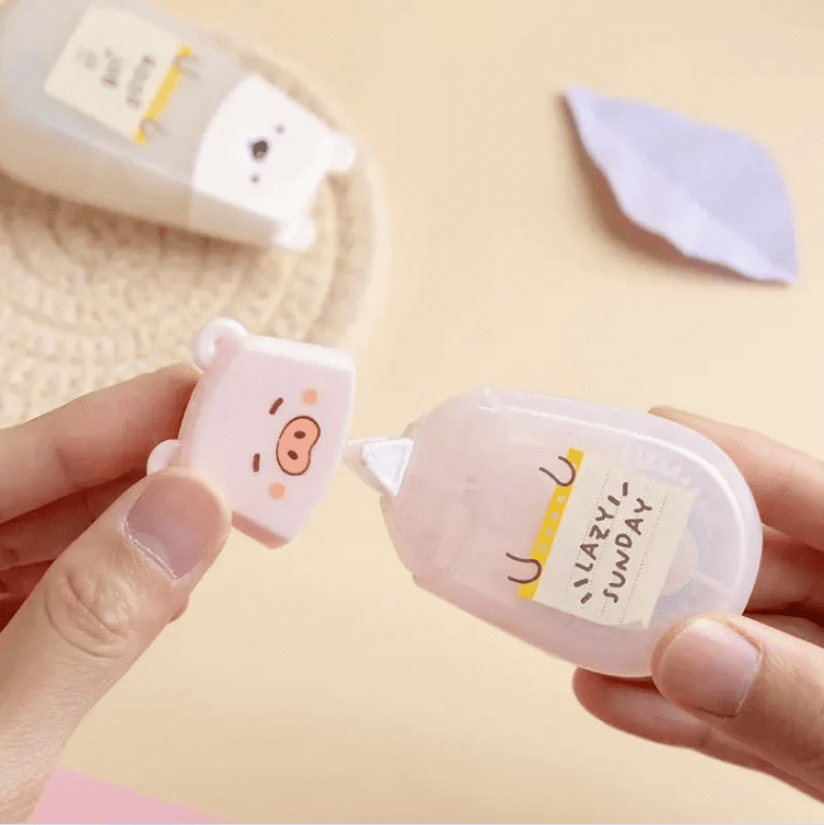 Cute Animal double sided adhesive glue tape roller
