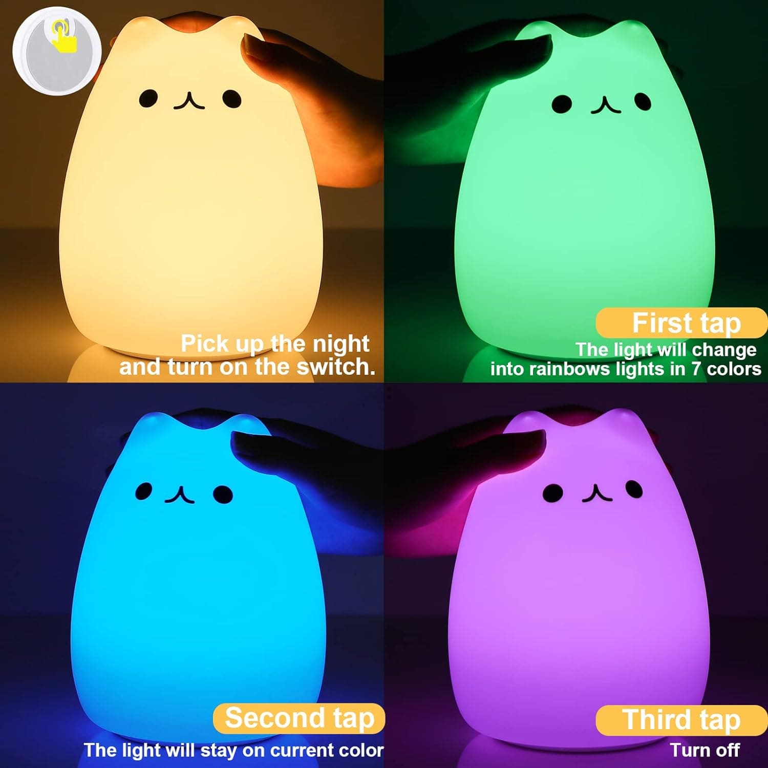 Cat Touch Lamp