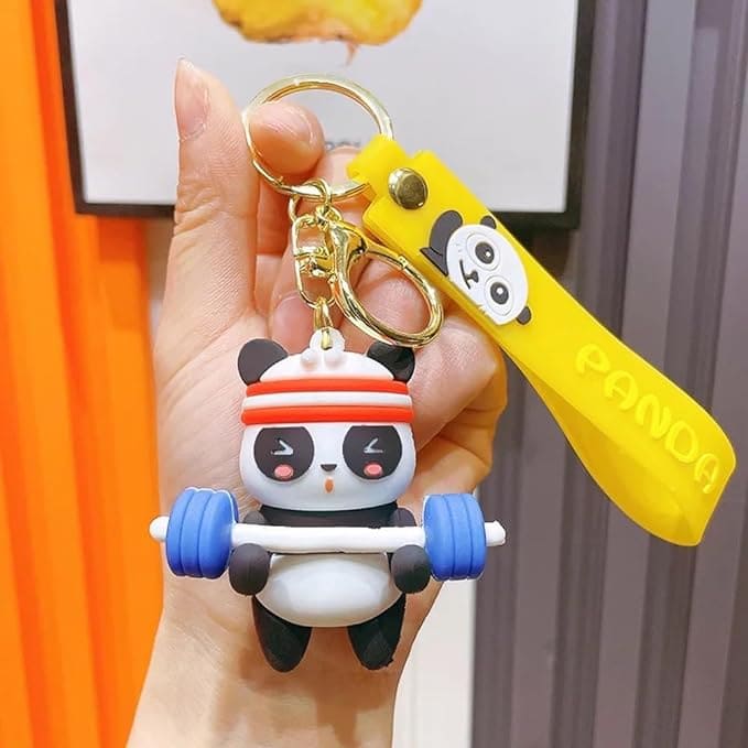 Cute Panda Keychain