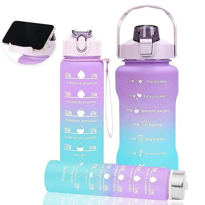 Motivational Jumbo Sipper Bottle Set with Stickers