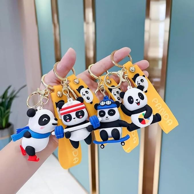 Cute Panda Keychain