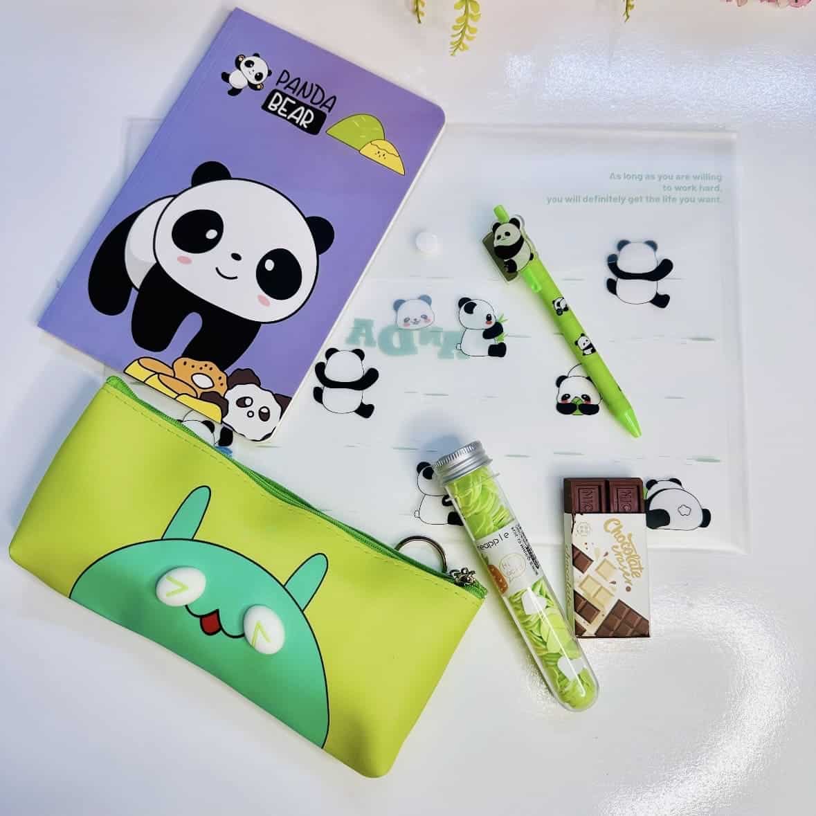 Panda Kids Stationery Return Hamper