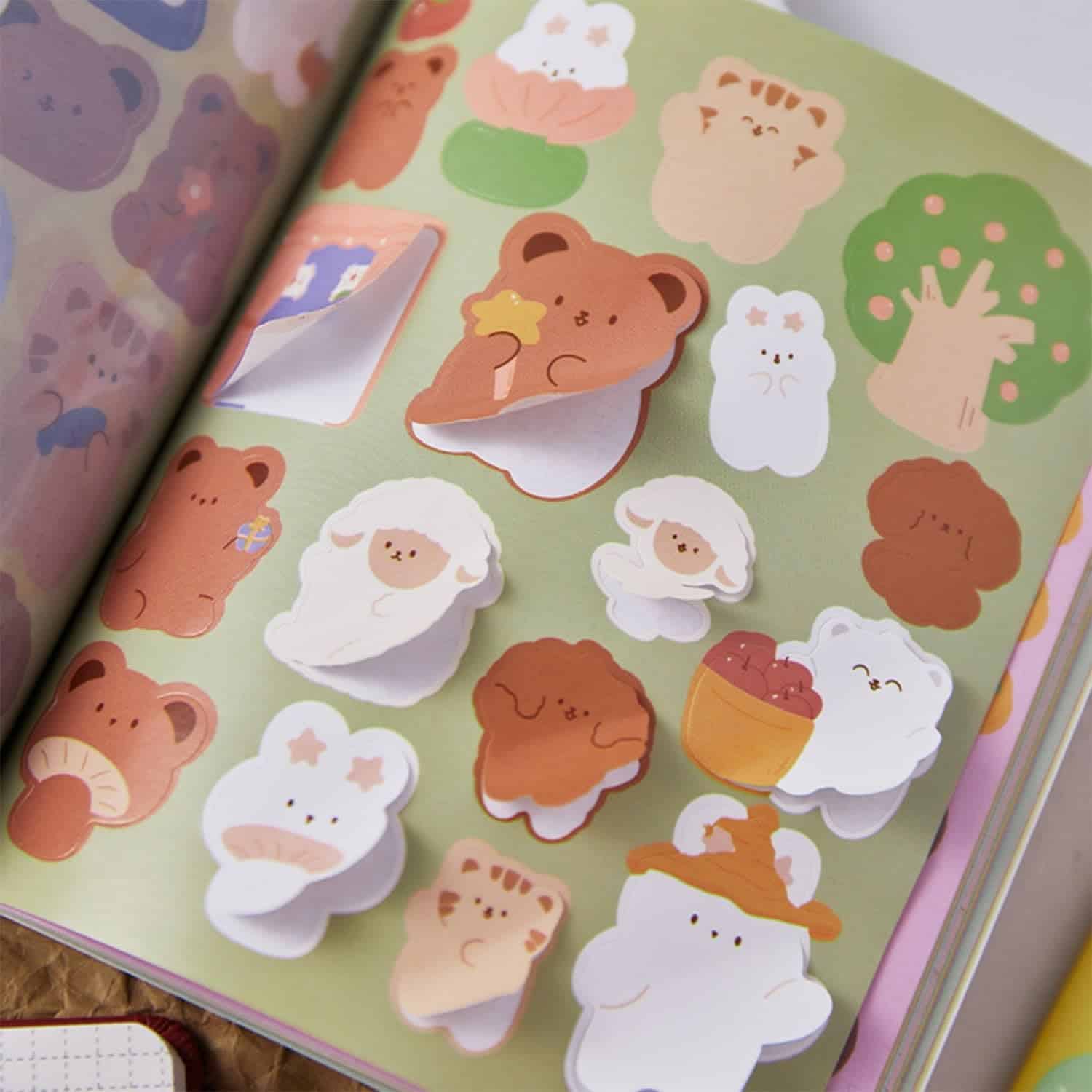 Kawaii Bear Sticker Book