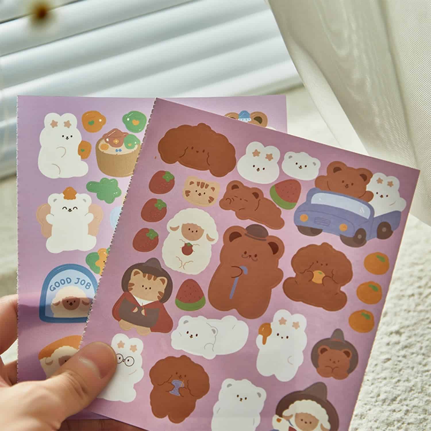 Kawaii Bear Sticker Book