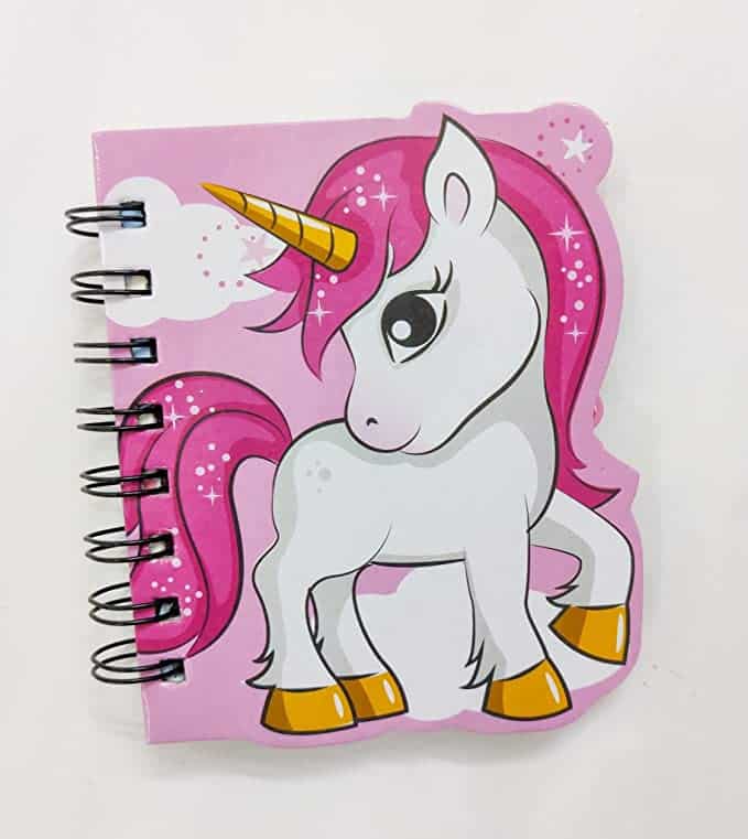 Unicorn Spiral Mini Notebook