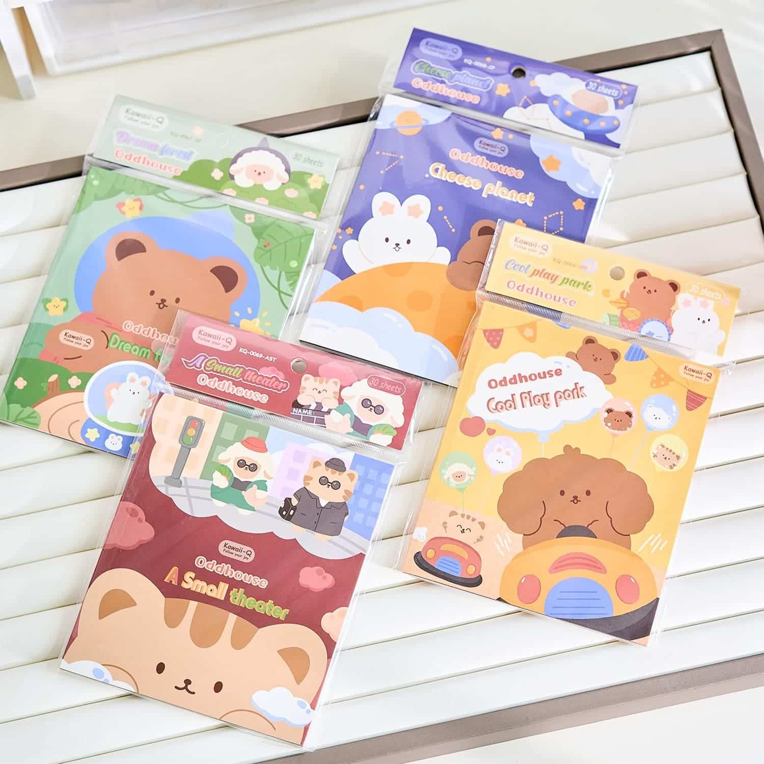 Kawaii Bear Sticker Book