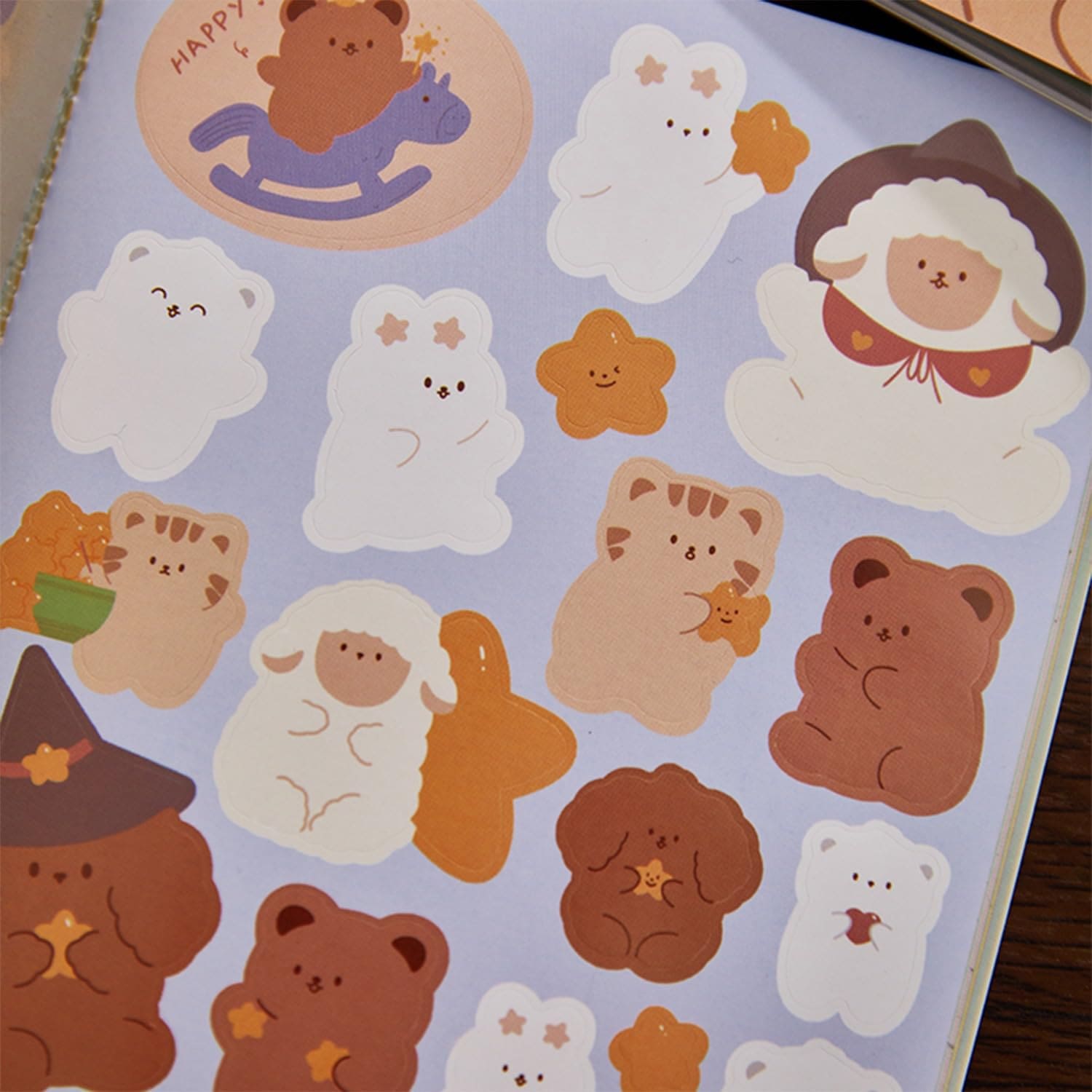 Kawaii Bear Sticker Book