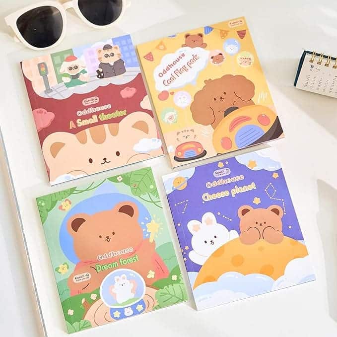 Kawaii Bear Sticker Book