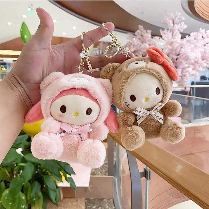 Cute Sanrio Plush Keychain