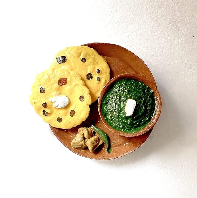 Makki Ki Roti Saag Magnet