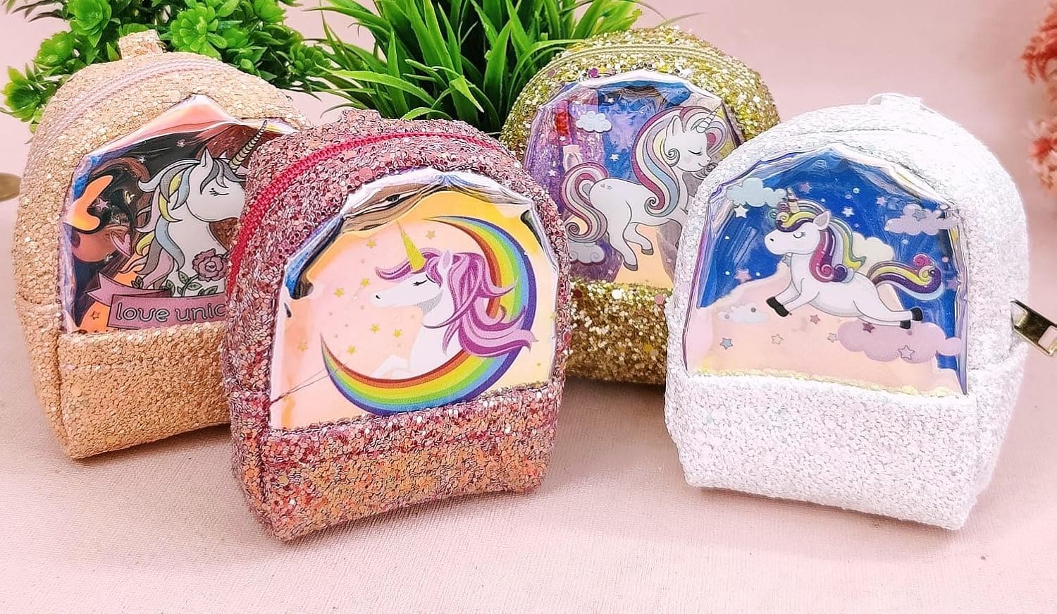 Sparkle Unicorn Coin Pouch