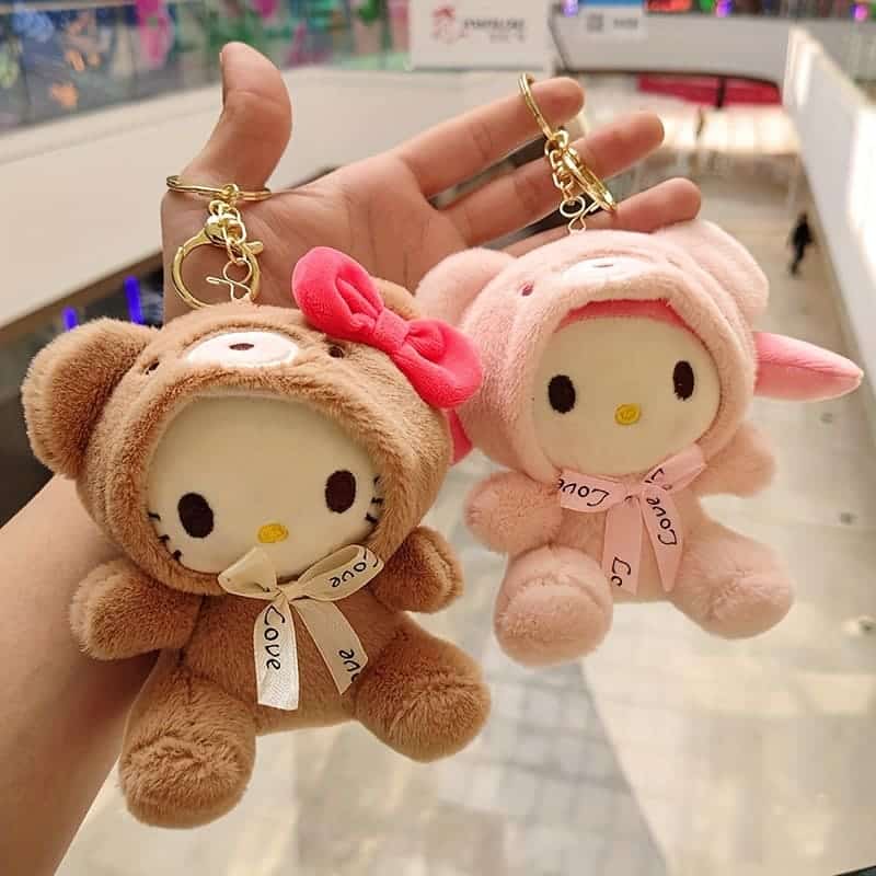 Cute Sanrio Plush Keychain