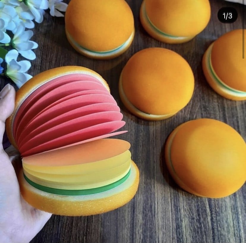Burger Sticky Notes