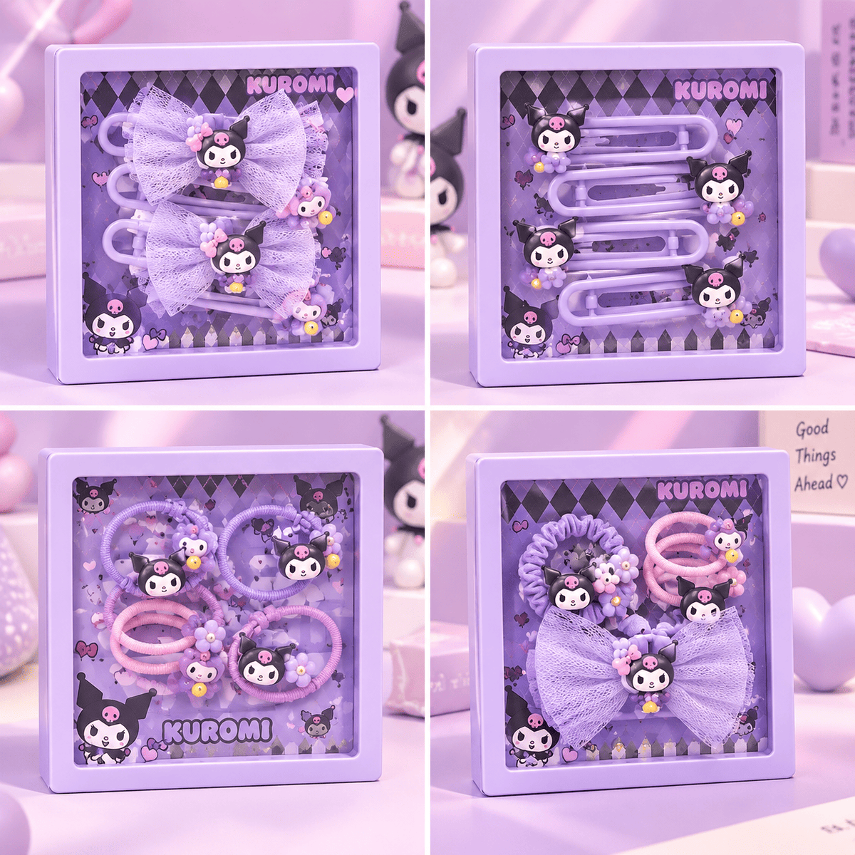 Cute Kuromi Backpack for Kids | Kawaii Pastel Shoulder Bag | Backpack for School & Travel (Copy)