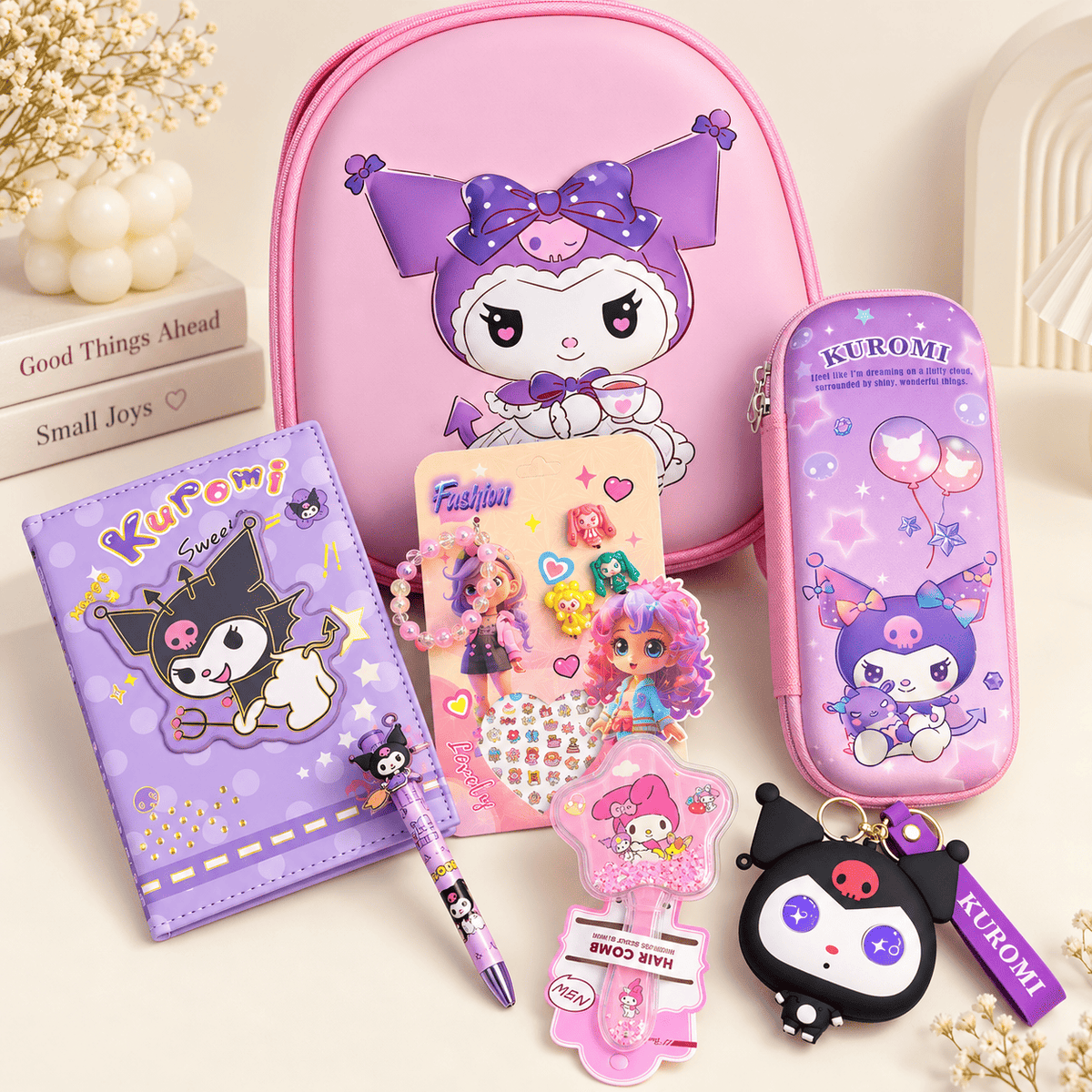 Big Kuromi Kawaii Stationery & Accessories Gift Set