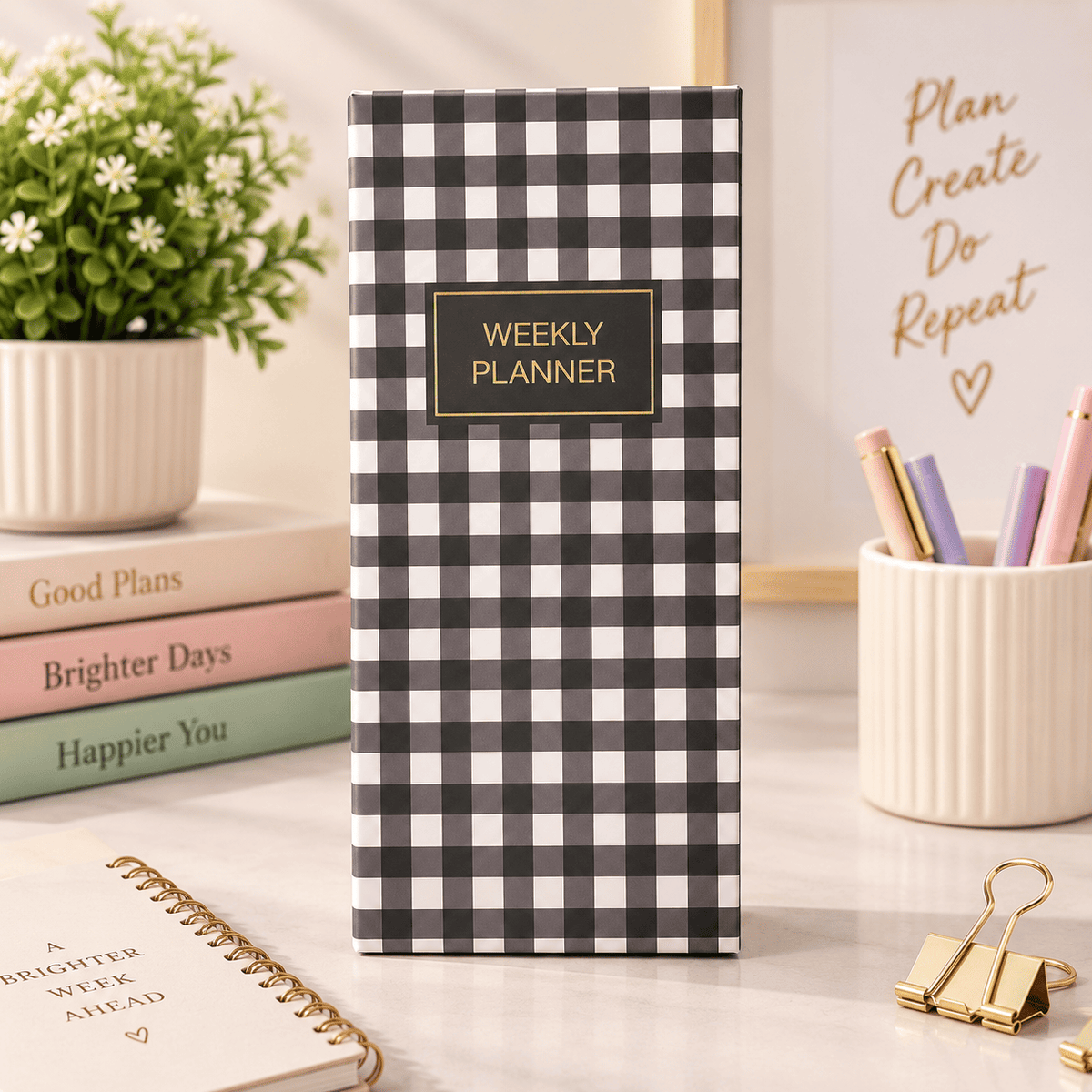 Weekly Planner Notebook – Undated Weekly Organizer for To-Do Lists, Priorities & Notes