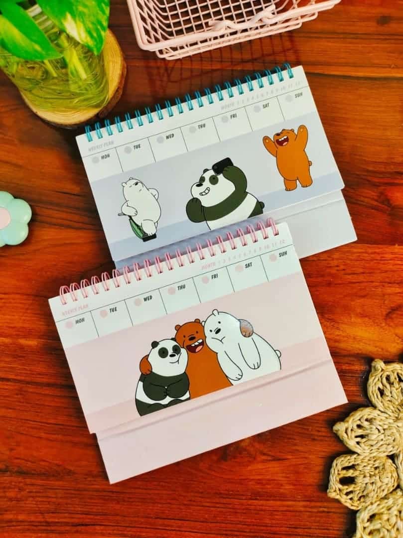 We Bare Bears Desk Planner